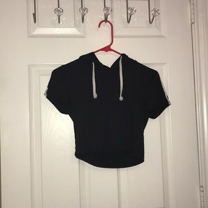 Black crop top